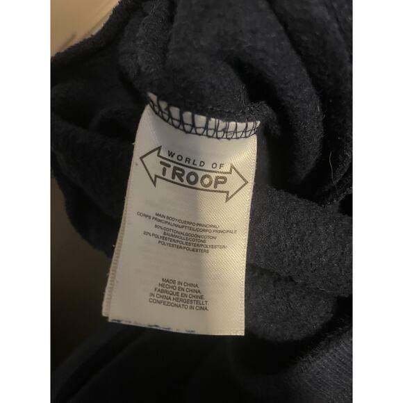 World Of Troop Mens Shorts Size XXL Navy Elastic Waist Casual Lounge Athleisure - Picture 4 of 8